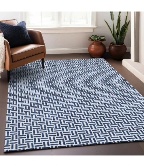Addison Mayfield Blue AMF911 2ft. 3in. x 7ft. 6in. Rect. Rug
