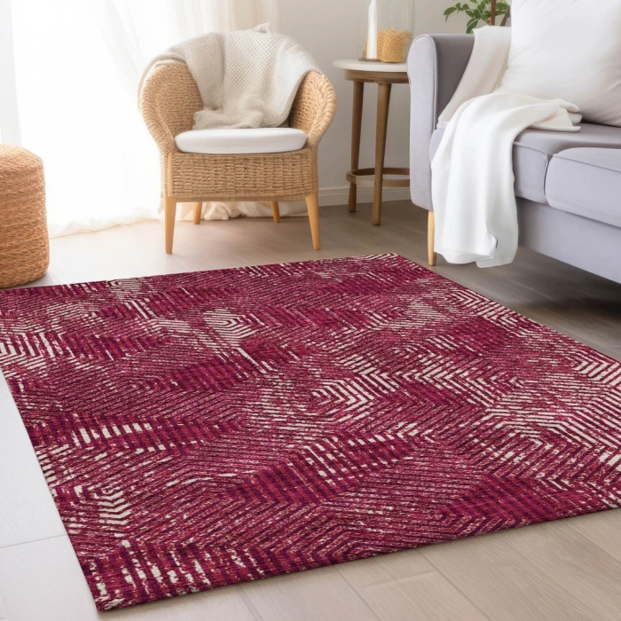 Addison Mayfield Red AMF912 2ft. 3in. x 7ft. 6in. Rect. Rug