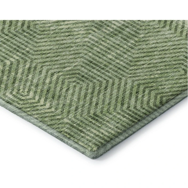 Addison Mayfield Green AMF912 2ft. 3in. x 7ft. 6in. Rect. Rug