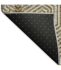 Addison Mayfield Brown AMF912 - 8ft. Round Rug