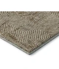 Addison Mayfield Brown AMF912 - 8ft. Round Rug