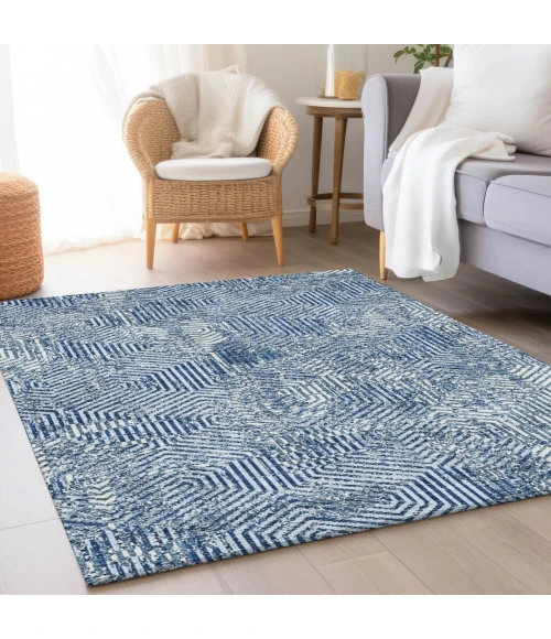 Addison Mayfield Blue AMF912 9ft. x 12ft. Rect. Rug