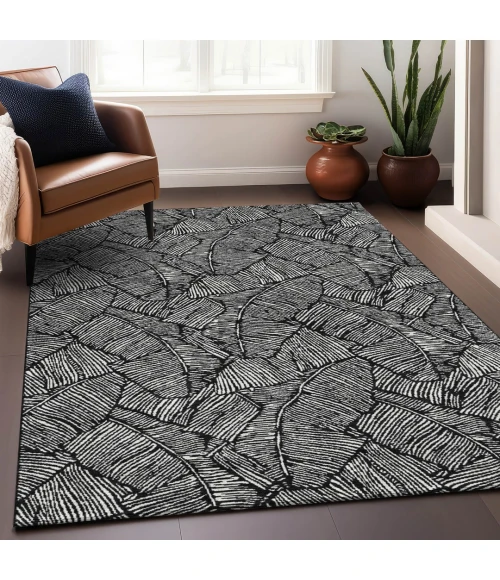 Addison Mayfield Black AMF913 - 8ft. Round Rug