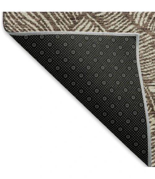 Addison Mayfield Brown AMF913 - 8ft. Round Rug