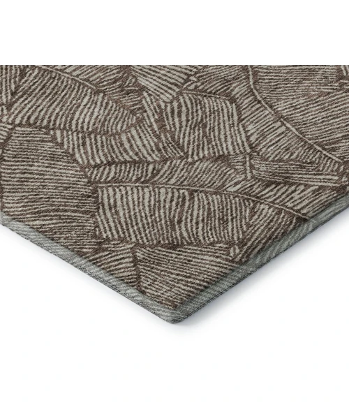 Addison Mayfield Brown AMF913 - 8ft. Round Rug