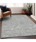Addison Mayfield Gray AMF913 - 8ft. Round Rug