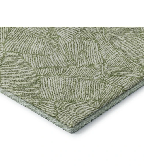 Addison Mayfield Green AMF913 - 8ft. Round Rug