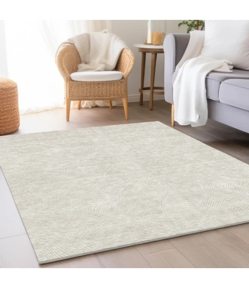 Addison Mayfield Ivory AMF913 - 8ft. Round Rug