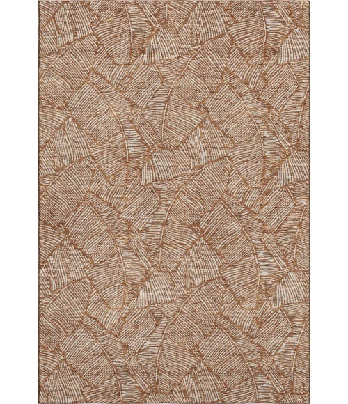Addison Mayfield Orange AMF913 - 8ft. Round Rug