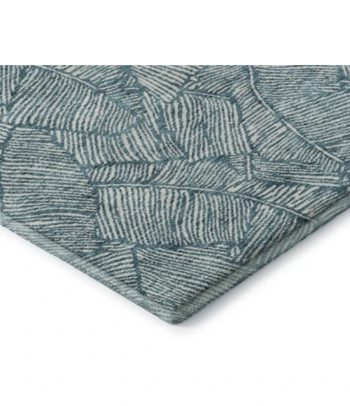 Addison Mayfield Teal AMF913 - 8ft. Round Rug