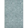 Addison Mayfield Teal AMF913 - 8ft. Round Rug