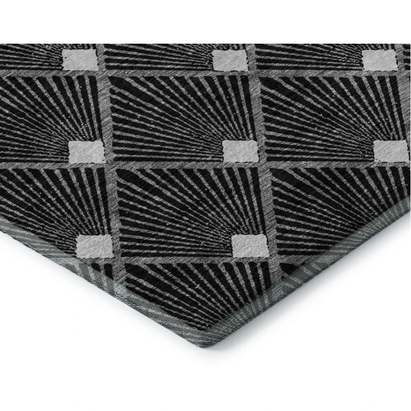 Addison Mayfield Black AMF914 2ft. 3in. x 7ft. 6in. Rect. Rug