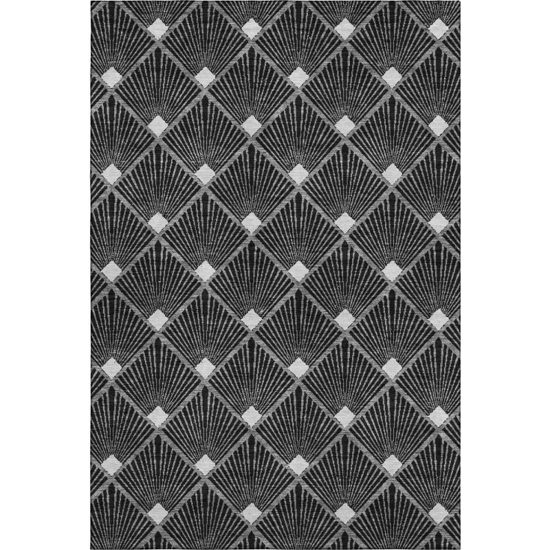 Addison Mayfield Black AMF914 2ft. 3in. x 7ft. 6in. Rect. Rug