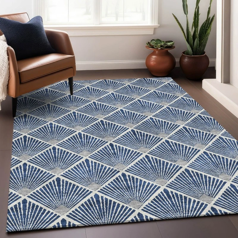Addison Mayfield Blue AMF914 2ft. 3in. x 7ft. 6in. Rect. Rug