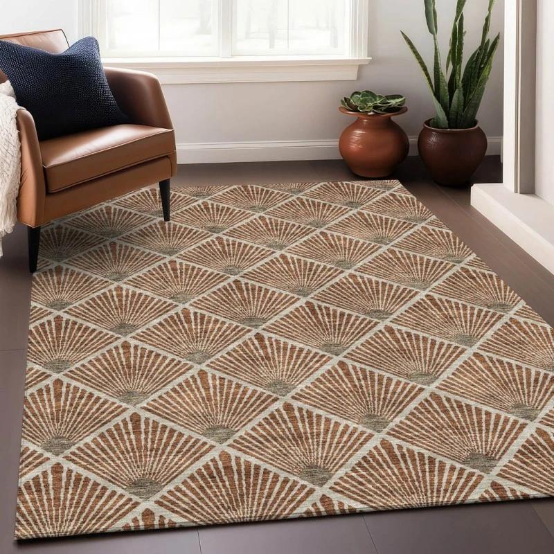 Addison Mayfield Orange AMF914 9ft. x 12ft. Rect. Rug