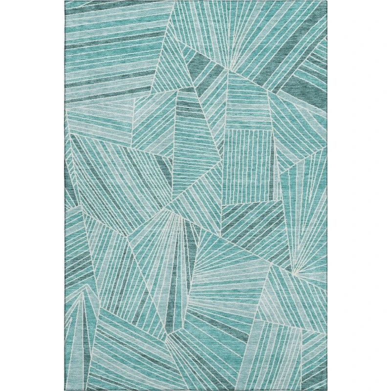 Addison Mayfield Teal AMF915 9ft. x 12ft. Rect. Rug