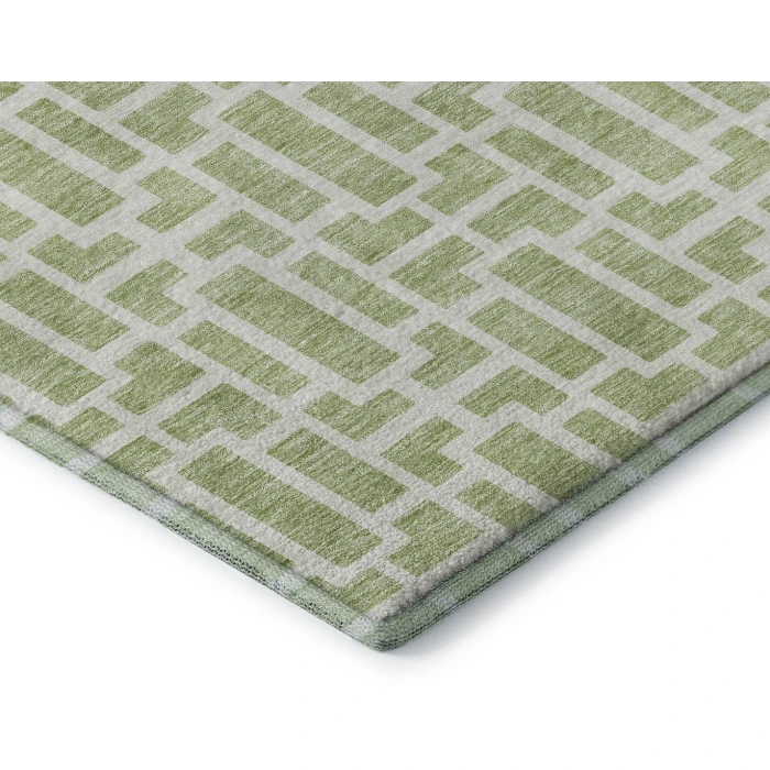 Addison Mayfield Green AMF916 - 8ft. Round Rug