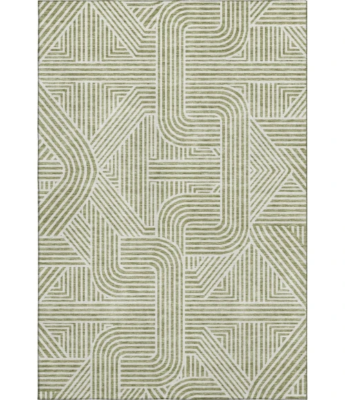 Addison Mayfield Green AMF917 - 8ft. Round Rug