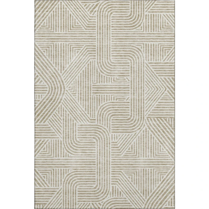 Addison Mayfield Brown AMF917 - 8ft. Round Rug