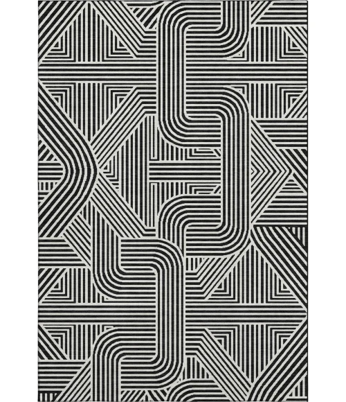 Addison Mayfield Black AMF917 5ft. x 7ft. 6in. Rect. Rug