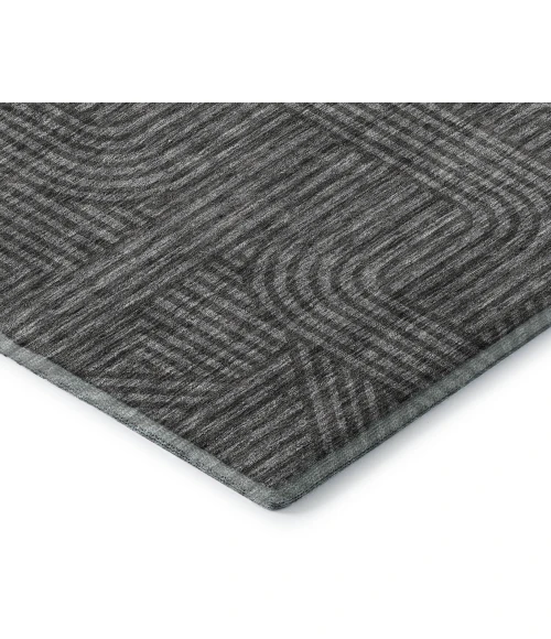 Addison Mayfield Gray AMF917 - 8ft. Round Rug