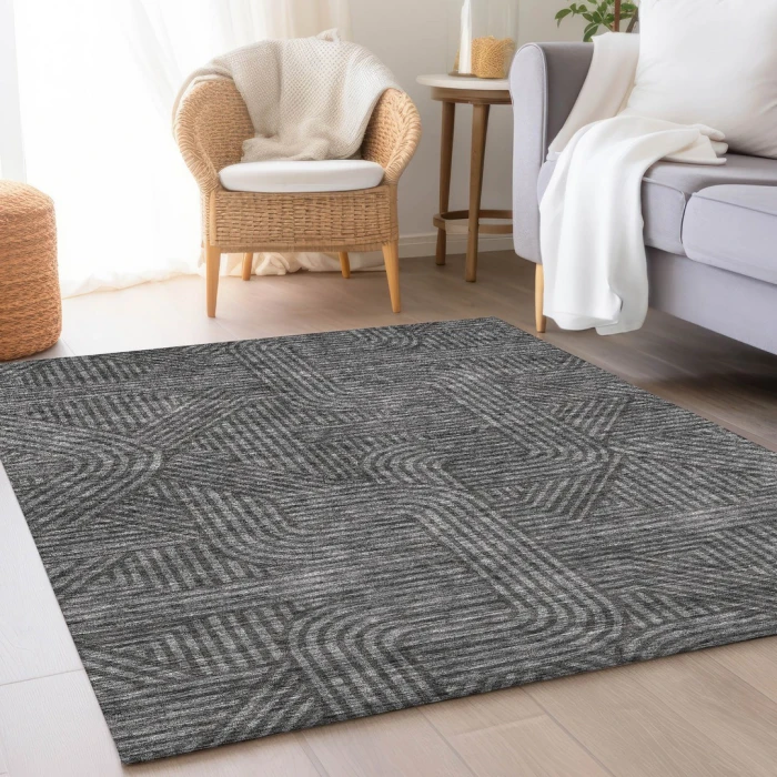 Addison Mayfield Gray AMF917 8ft. x 10ft. Rect. Rug