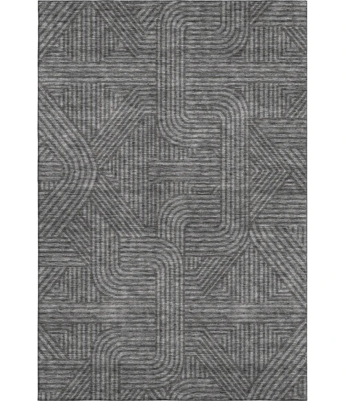 Addison Mayfield Gray AMF917 - 8ft. Round Rug