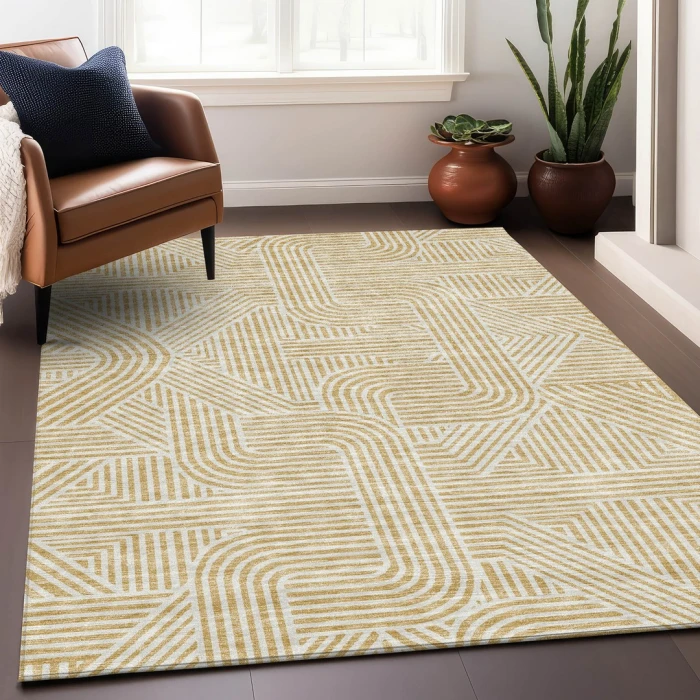 Addison Mayfield Gold AMF917 5ft. x 7ft. 6in. Rect. Rug