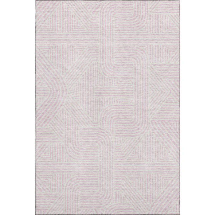 Addison Mayfield Pink AMF917 - 8ft. Round Rug