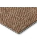 Addison Mayfield Orange AMF917 - 8ft. Round Rug