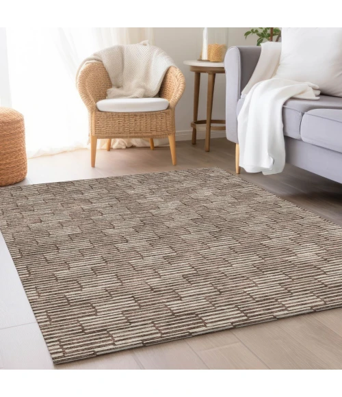 Addison Mayfield Brown AMF918 8ft. x 10ft. Rect. Rug
