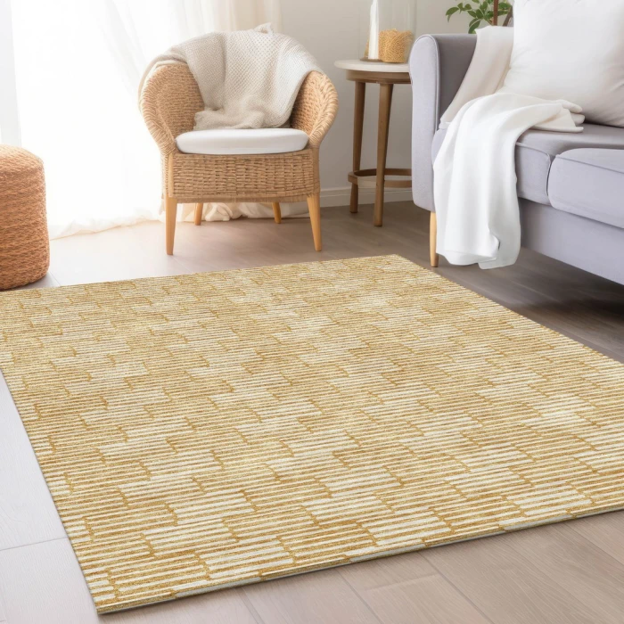 Addison Mayfield Gold AMF918 8ft. x 10ft. Rect. Rug