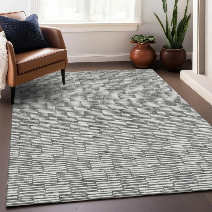 Addison Mayfield Gray AMF918 5ft. x 7ft. 6in. Rect. Rug