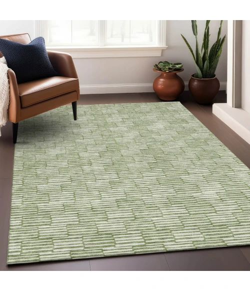 Addison Mayfield Green AMF918 2ft. 3in. x 7ft. 6in. Rect. Rug