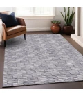 Addison Mayfield Purple AMF918 - 8ft. Round Rug