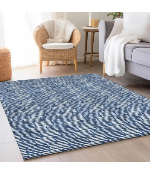 Addison Mayfield Blue AMF918 5ft. x 7ft. 6in. Rect. Rug