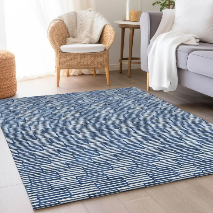 Addison Mayfield Blue AMF918 5ft. x 7ft. 6in. Rect. Rug
