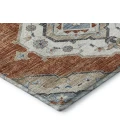 Addison Mayfield Orange AMF91 - 8ft. Round Rug