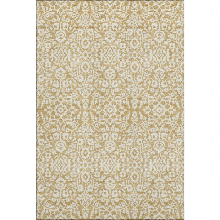 Addison Mayfield Gold AMF920 - 8ft. Round Rug
