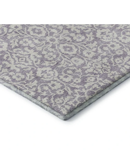 Addison Mayfield Purple AMF920 - 8ft. Round Rug