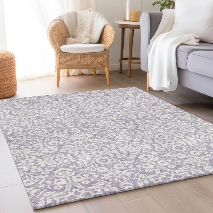 Addison Mayfield Purple AMF920 8ft. x 10ft. Rect. Rug