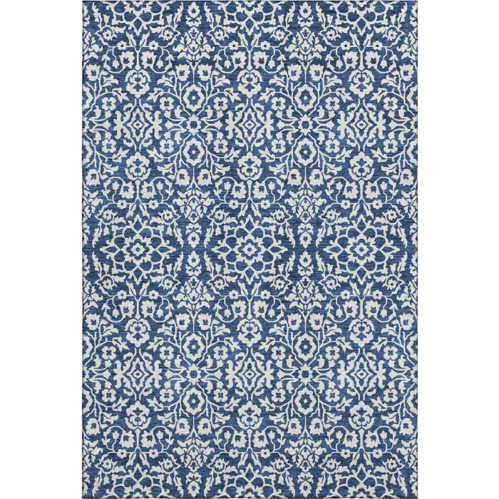 Addison Mayfield Blue AMF920 - 8ft. Round Rug