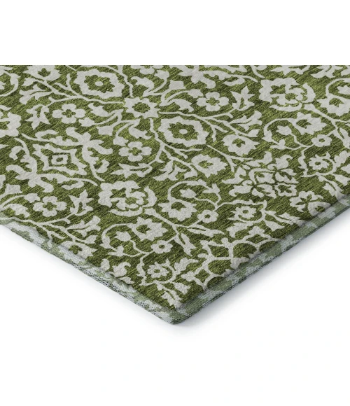 Addison Mayfield Green AMF920 - 8ft. Round Rug