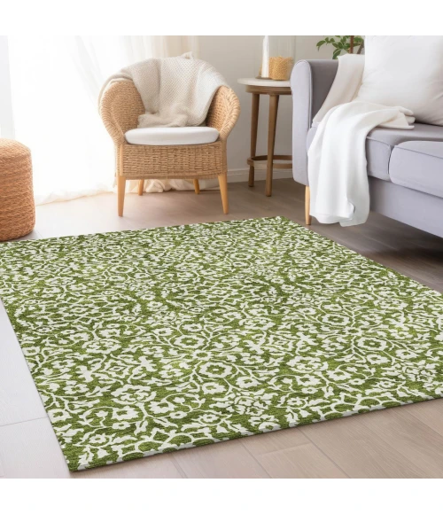 Addison Mayfield Green AMF920 - 8ft. Round Rug