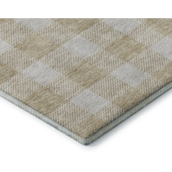 Addison Mayfield Brown AMF923 - 8ft. Round Rug