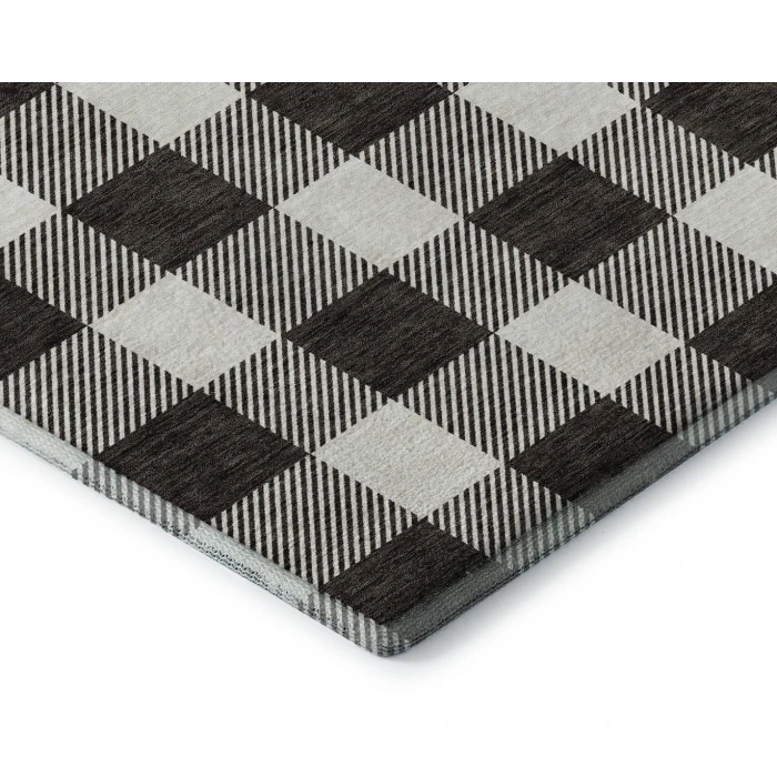 Addison Mayfield Black AMF923 - 8ft. Round Rug
