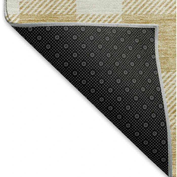 Addison Mayfield Gold AMF923 - 8ft. Round Rug