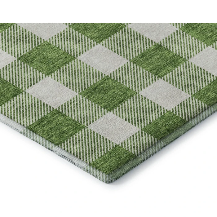 Addison Mayfield Green AMF923 - 8ft. Round Rug