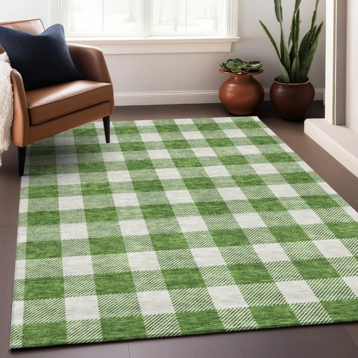 Addison Mayfield Green AMF923 - 8ft. Round Rug
