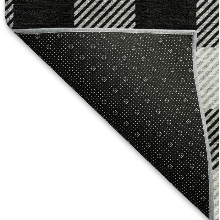 Addison Mayfield Black AMF924 - 8ft. Round Rug